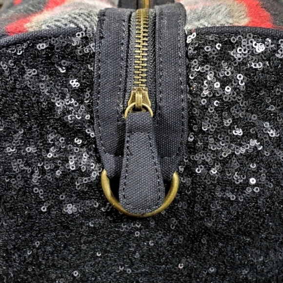 🆕Anthropologie🌷Deux Lux Plaid Weekender Bag - Picture 14 of 15